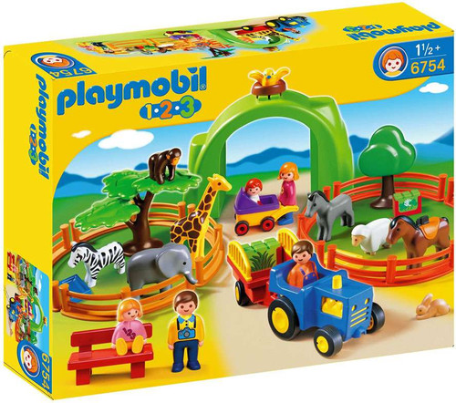 playmobil 1 2 3 animals zoo and aquarium