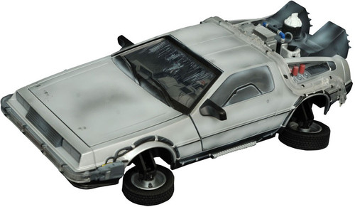Back to the Future II Electronic Frozen Hover Time Machine Vehicle