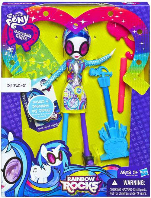 My Little Pony Equestria Girls Rainbow Rocks Deluxe DJ Pon-3 9-Inch Doll [Damaged Package]