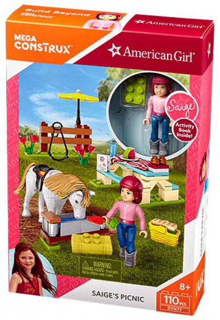 mega bloks american girl nicki's horse stables