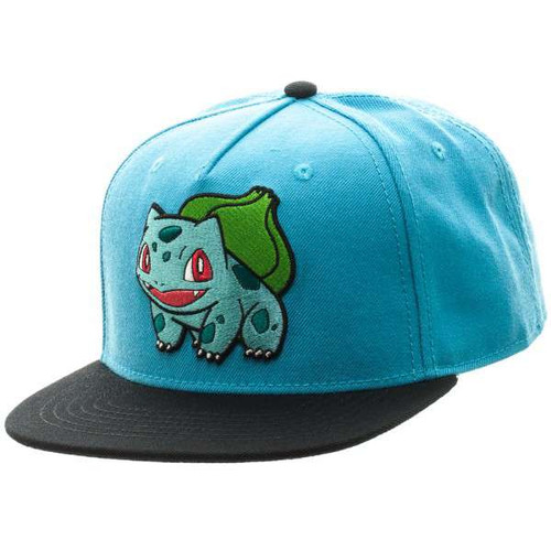 Pokemon Bulbasaur Color Block Snapback Cap Apparel