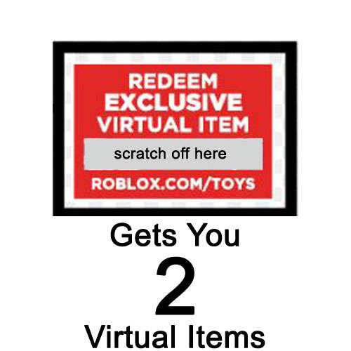 Roblox Redeem 6 Virtual Items 3 Online Code 1 Code Gets You 6 Items Jazwares Toywiz - codes galaxy quest roblox