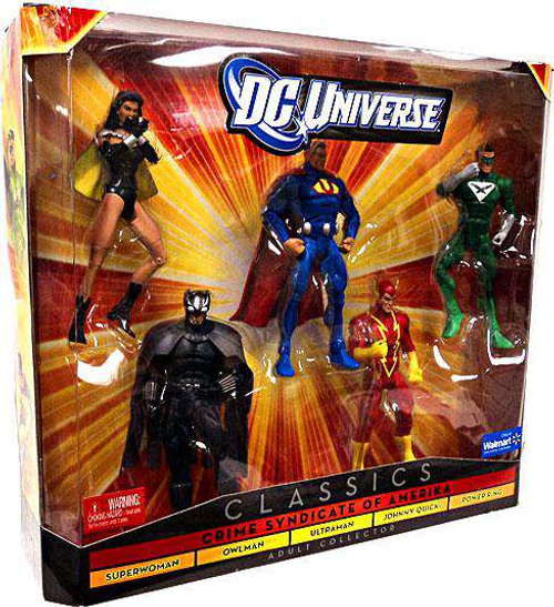 Dc Universe Classics Crime Syndicate Of Amerika Exclusive Action Figure Set Damaged Package