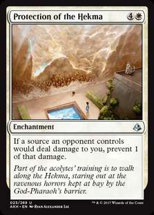 Magic The Gathering Amonkhet Single Card Uncommon Protection Of The Hekma 23 Toywiz