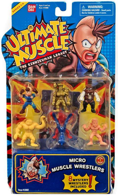 Ultimate Muscle Series 1-4 Micro Muscle Wrestlers Mini Figure 8-Pack
