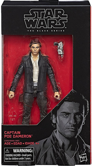 Star Wars The Last Jedi Black Series Wave 24 Captain Poe Dameron Action Figure