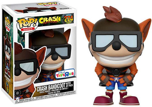 Funko POP! Games Crash Bandicoot Exclusive Vinyl Figure #274 [Jet Pack]
