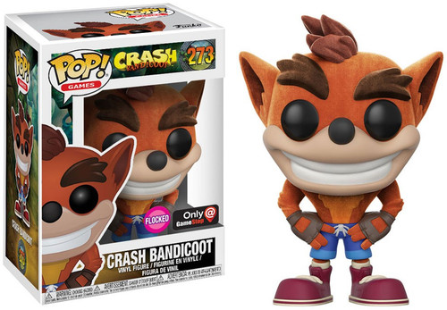 Funko POP! Games Crash Bandicoot Exclusive Vinyl Figure #273 [Flocked]