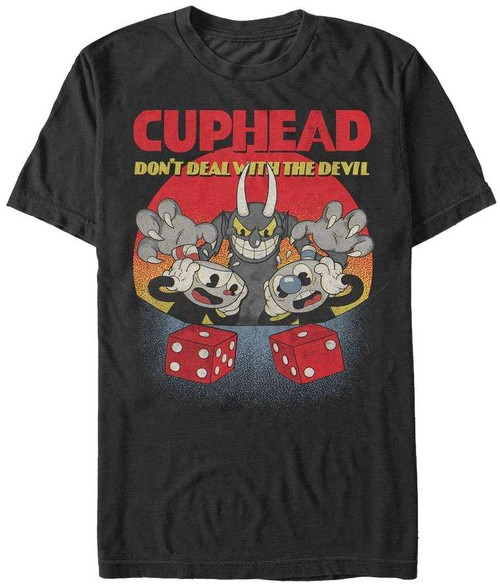 Cuphead Dont Deal Snake Eyes T Shirt X Large Fifth Sun Graphics Toywiz - roblox cuphead shirt