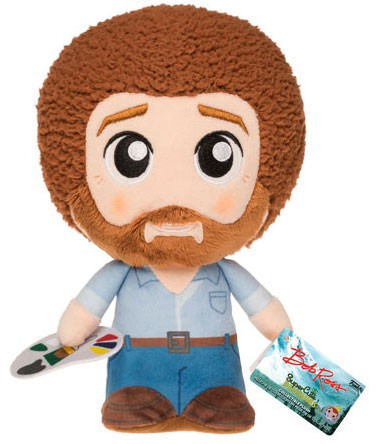 bob ross pop keychain