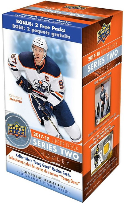 NHL 2017-18 Series 2 Hockey Trading Card BLASTER Box [12 Packs]