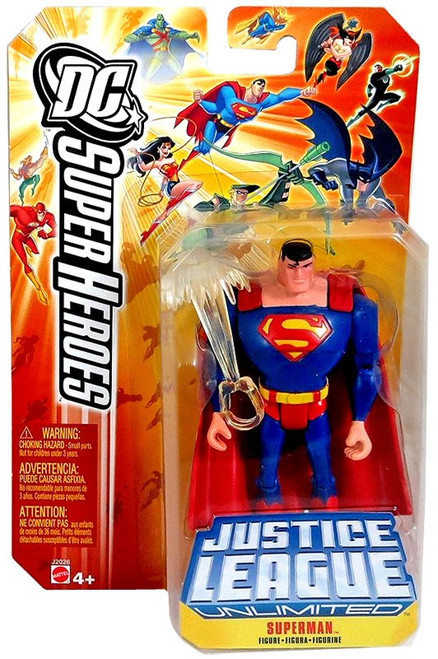 DC Justice League Unlimited Super Heroes Superman Action Figure [Breath]