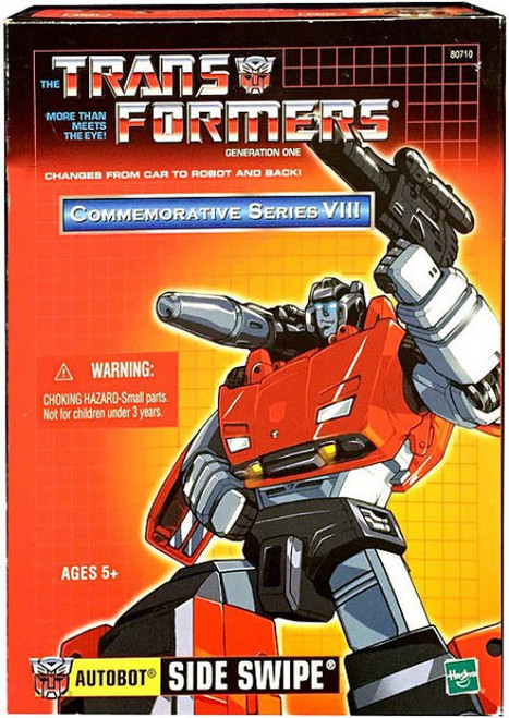 Transformers Generation 1 Commemorative Series VIII Sideswipe Action Figure
