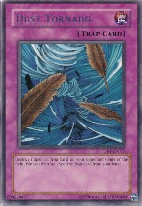 YuGiOh Dark Beginning 1 Rare Dust Tornado DB1-EN075