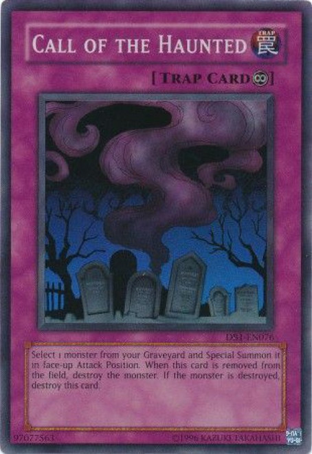 YuGiOh Dark Beginning 1 Super Rare Call of the Haunted DB1-EN076