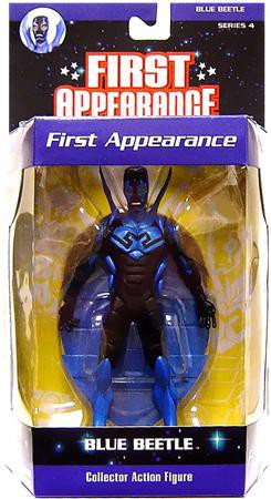 Action Figure Blue Beetle – First Appearance Series 4, Altezza 16,5 Cm, Articolata Con Base