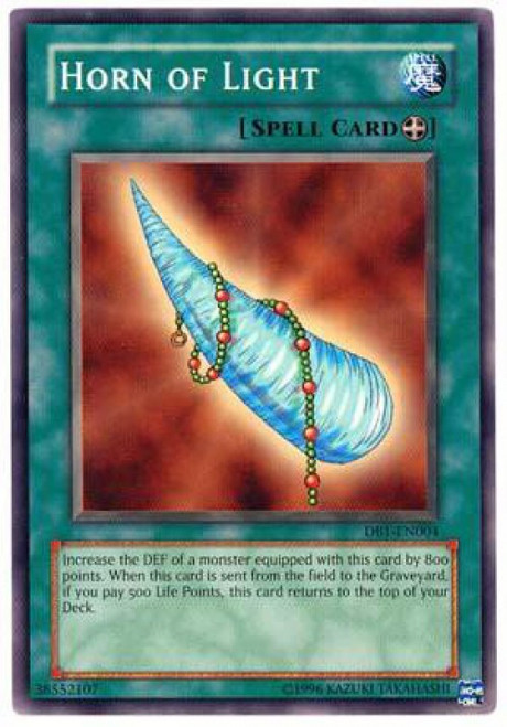 YuGiOh Dark Beginning 1 Common Horn of Light DB1-EN004