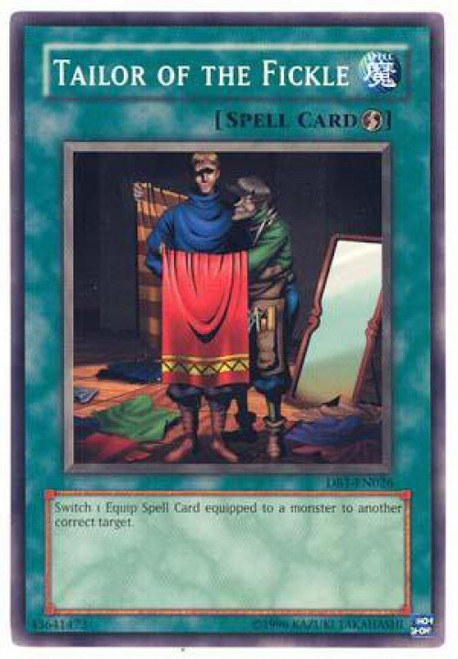 YuGiOh Dark Beginning 1 Common Tailor of the Fickle DB1-EN026