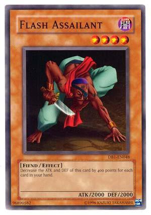 YuGiOh Dark Beginning 1 Common Flash Assailant DB1-EN048