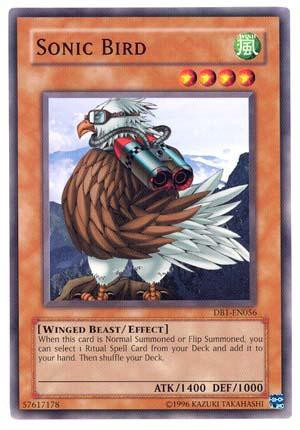 YuGiOh Dark Beginning 1 Common Sonic Bird DB1-EN056