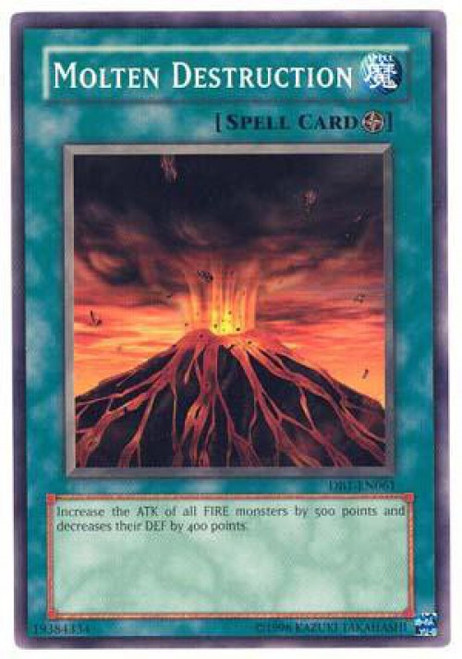 YuGiOh Dark Beginning 1 Common Molten Destruction DB1-EN061