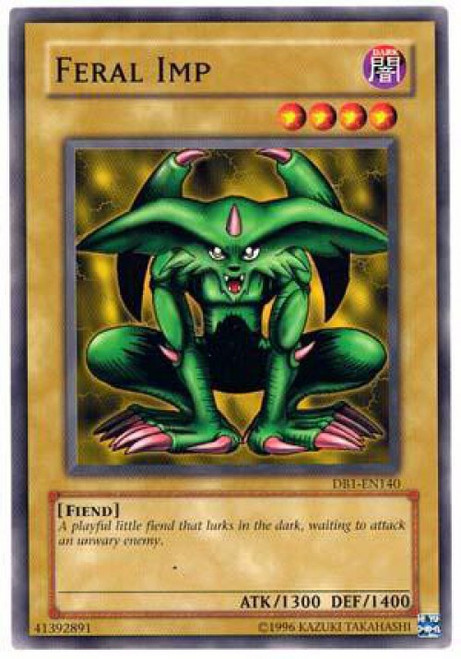 YuGiOh Dark Beginning 1 Common Feral Imp DB1-EN140