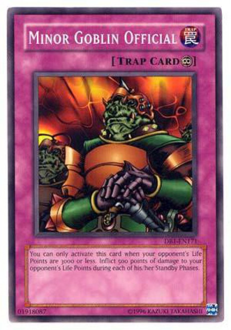 YuGiOh Dark Beginning 1 Common Minor Goblin Official DB1-EN171