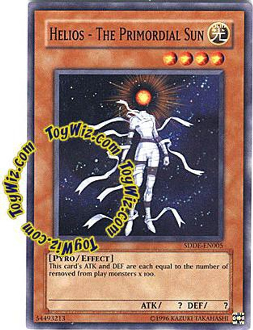 YuGiOh GX Trading Card Game The Dark Emperor Common Helios - The Primordial Sun SDDE-EN005