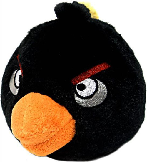 Angry Birds Black Bird 8-Inch Plush [With Sound]