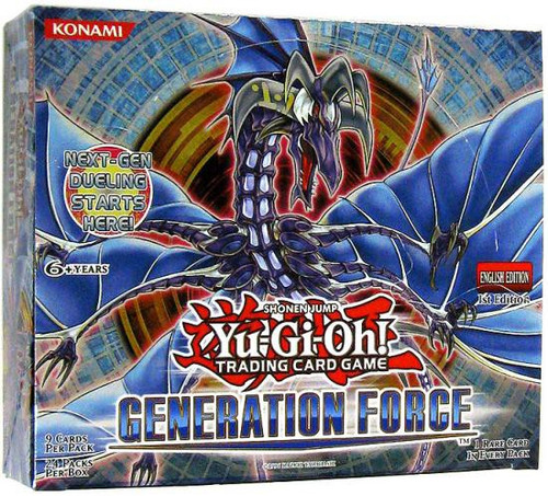 YuGiOh Trading Card Game Generation Force Booster Box [24 Packs]