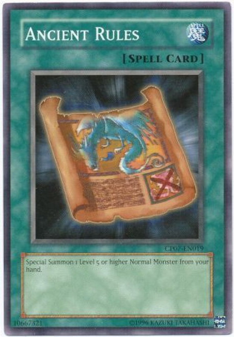 YuGiOh Champion Pack: Game 7 Common Ancient Rules CP07-EN019