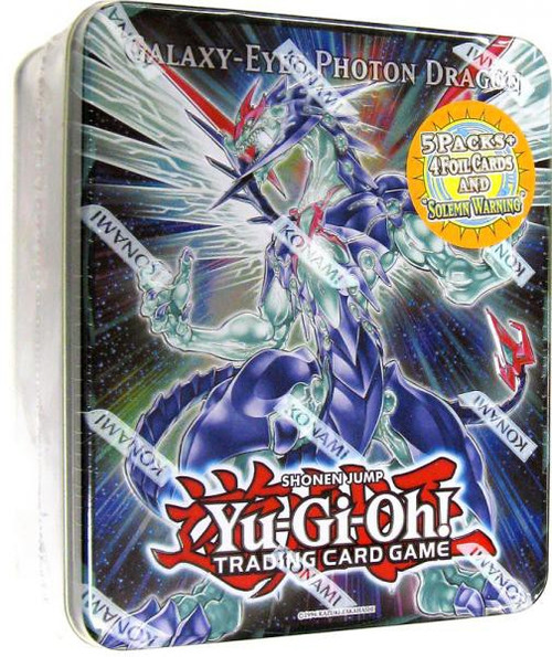 YuGiOh Trading Card Game 2011 Series 2 Galaxy-Eyes Photon Dragon Tin Set [5 Booster Packs & 5 Cards]