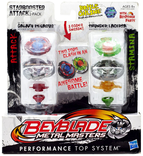 Beyblade Metal Masters Starbooster Attack 2-Pack BB70B