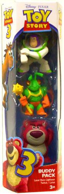 Toy Story 3 Lotso, Laser Buzz Lightyear & Twitch Mini Figure 3-Pack
