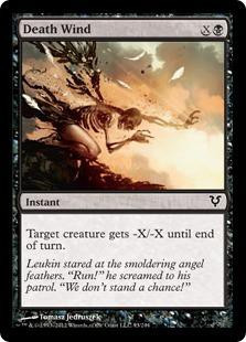 Magic The Gathering Avacyn Restored Single Card Common Death Wind 93 Foil Toywiz See more ideas about angel deck, mtg, magic the gathering cards. toywiz com
