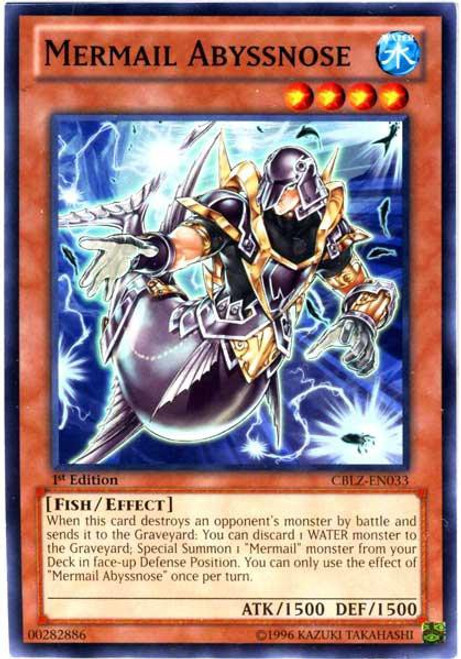 Common Unlimited New Abyss Rising Yugioh 2B3 Mermail Abysshilde ABYR-EN016