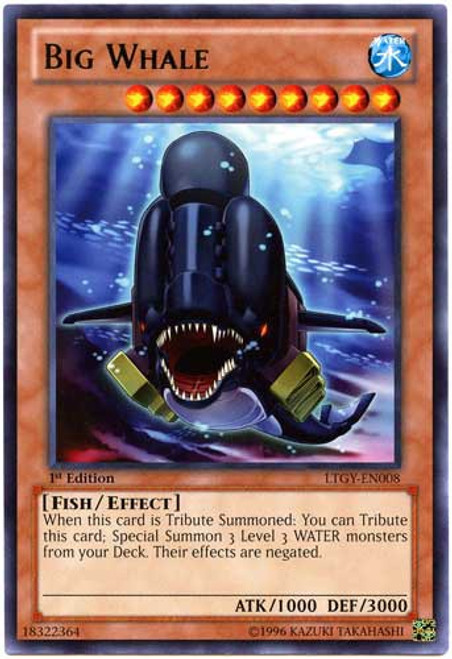 YuGiOh Trading Card Game Lord of the Tachyon Galaxy Rare Big Whale LTGY-EN008