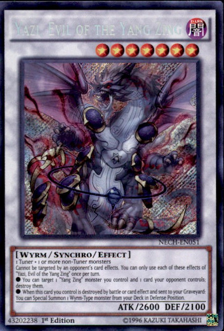 Yugioh 2015 Mega Tin Mega Pack Single Card Secret Rare Yazi Evil Of The Yang Zing Mp15 En163 Toywiz - caducus one must be evil to create evil roblox