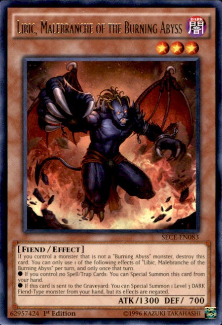 YuGiOh Secrets of Eternity Single Card Super Rare Good Evil in the Burning Abyss SECE-EN086 - ToyWiz