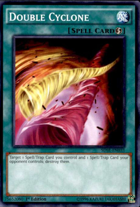 Yugioh 5ds Duelist Pack Yusei Fudo 3 Single Card Common Double Cyclone Dp10 En022 Toywiz - tornado destroys my mustache roblox