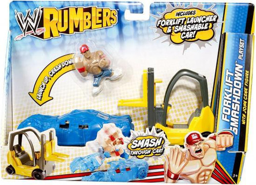 WWE Wrestling Rumblers Series 2 Forklift Smashdown Mini Figure Playset [With John Cena]