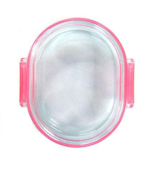 Iwako Pink Eraser Case [Oval]