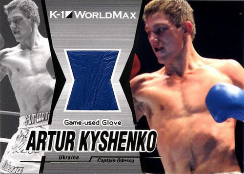 MMA K-1 World GP Artur Kyshenko Game-Used Glove G13