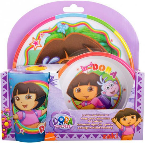 Dora the Explorer 3-Piece Mealtime Set