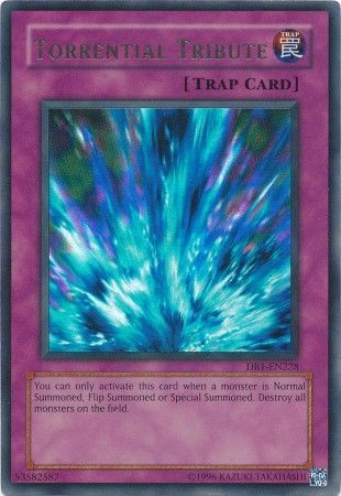 YuGiOh Dark Beginning 1 Ultra Rare Torrential Tribute DB1-EN228
