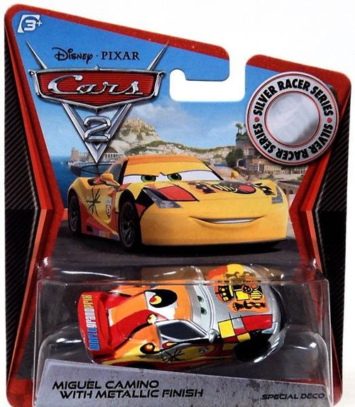 Disney Pixar Cars Cars 2 Silver Racer Series Lewis Hamilton with ...
