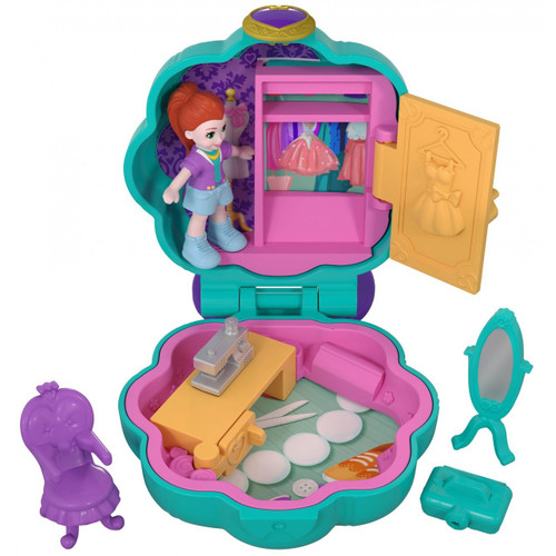 Polly Pocket Tiny World Fiercely Fab Studio with Lila Playset [World 2]