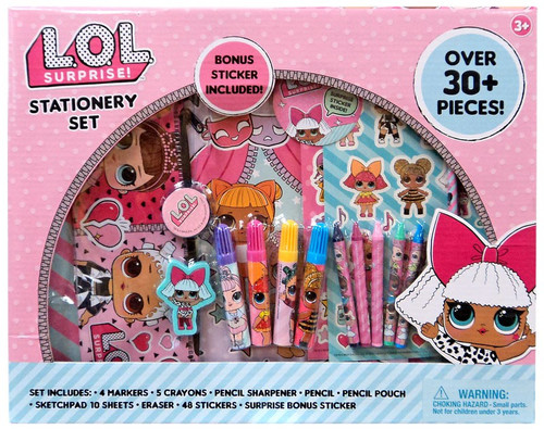 LOL Surprise Stationery Set Kit [Large, Over 30 Pieces!]