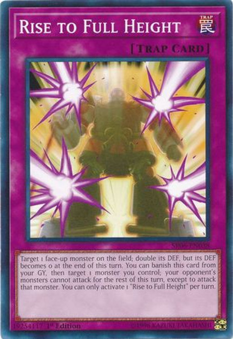 YuGiOh Lair of Darkness Structure Deck Common Rise to Full Height SR06-EN038