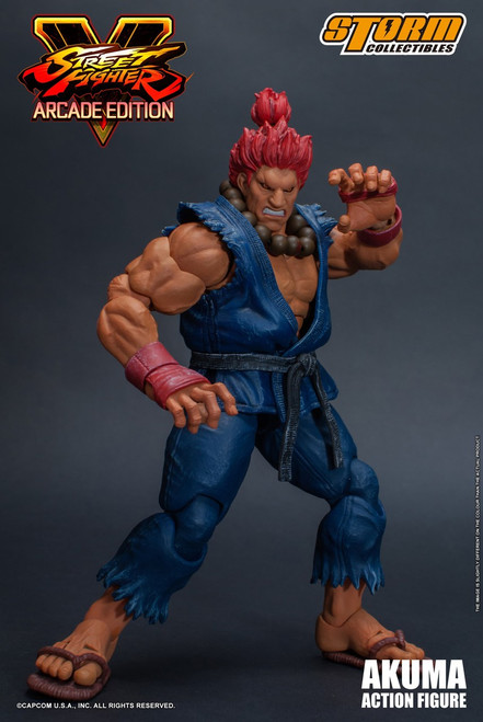 Street Fighter V S H Figuarts Akuma 6 Action Figure Bandai Japan Toywiz - akuma street fighter custom roblox